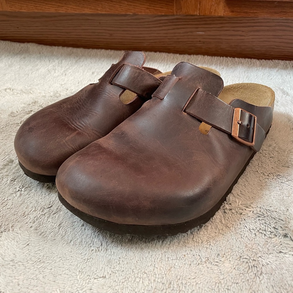 Birkenstock boston 42 270 m9 L11 taupe tan brown